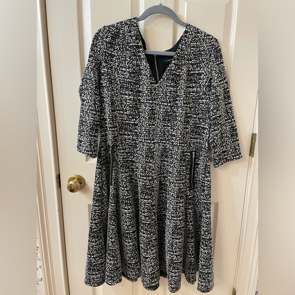 Lane Bryant dress, size 14/16, very flattering, some light wear
